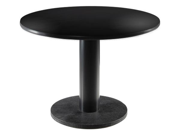 CECT-042 | 42" Round Conference Table Black -- Trade Show Rental Furniture